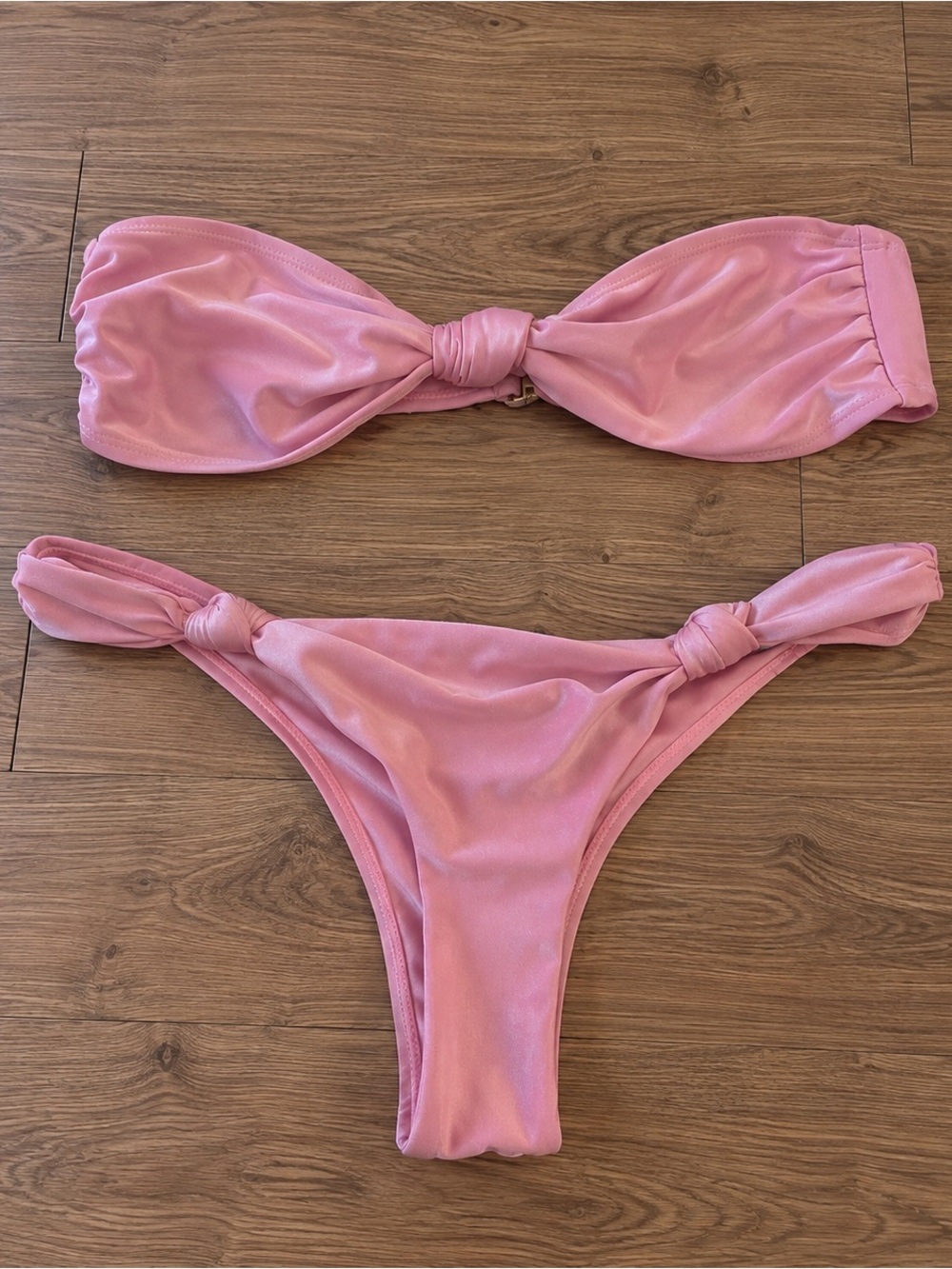 Edikted Lala Knotted Bandeau Bikini Set